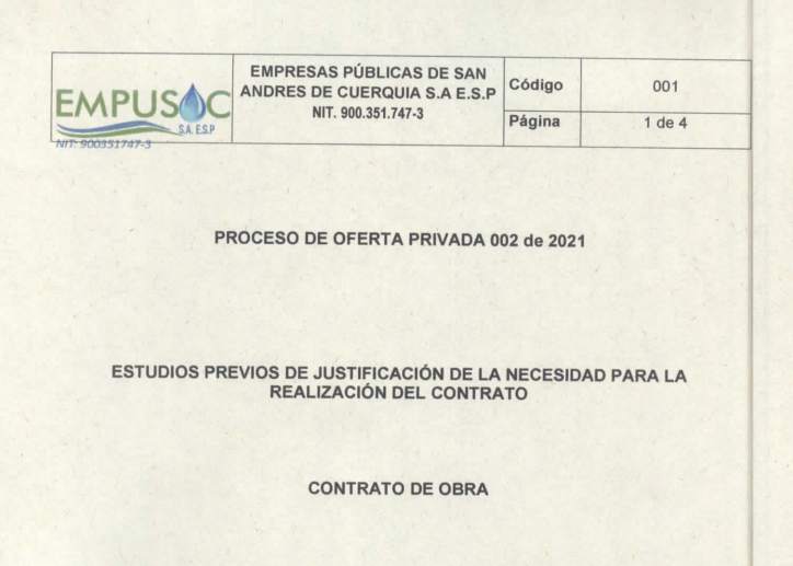 INVITACIÓN A OFERENTES