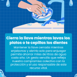 Cierra la llave, abre tu corazón al planeta